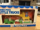 Vintage Fisher Price Little People - #344 Little Trucks "Copter Rig"  - Complete