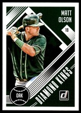 Matt Olson 2018 Donruss #20 Oakland Athletics FREE SHIPPING AutographDen