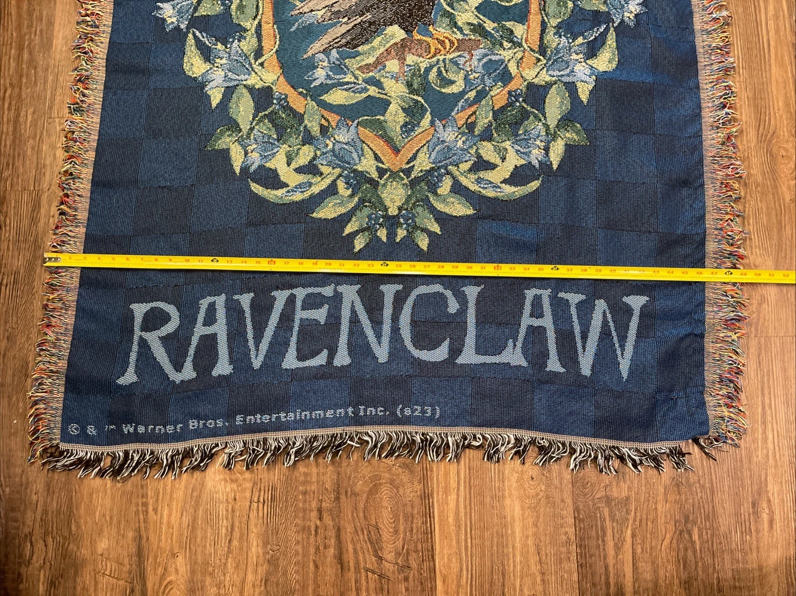 Harry Potter Ravenclaw Crest Woven Tapestry Throw Blanket, 48 X 60 Inches