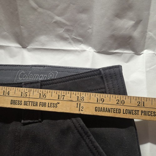 Coleman Pants Men 38x30 Black Fleece Lined Stretch Work Carpenter NEVER WORN - Picture 13 of 18