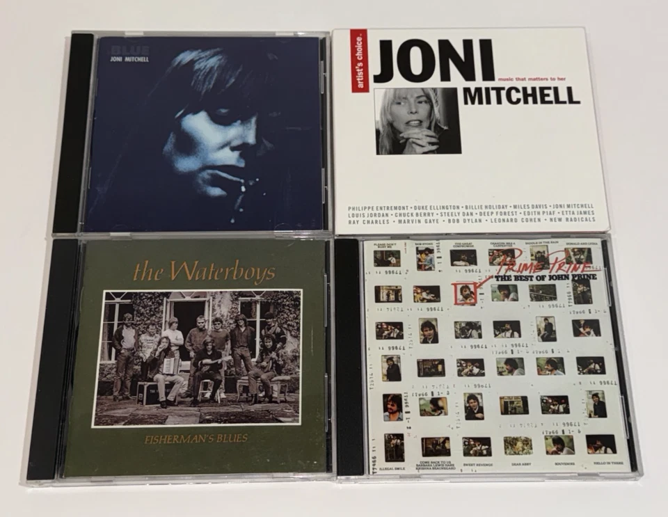 Folk Pop Rock 21 CD Lot Joni Mitchell Johnny Cash John Prine Simon & Garfunkel Foto 4 de 4