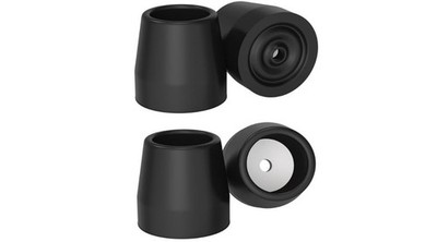 1-1/8  Walker Tips 4 Pack Replacement Rubber Feet Non-Slip Mobility Aids