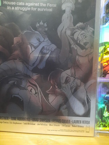 Variante de lámina Feral #1 1:100 firmada por Tony Fleecs y Trish Forstner ¡¡y comentario!!! - Imagen 9 de 24