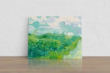 Vincent van Gogh "Green Wheat Fields" Canvas Print Wall Art Home Decor