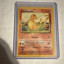 Pokémon Charmander Base Set 46/102 Regular Basic 50 HP Common English TCG