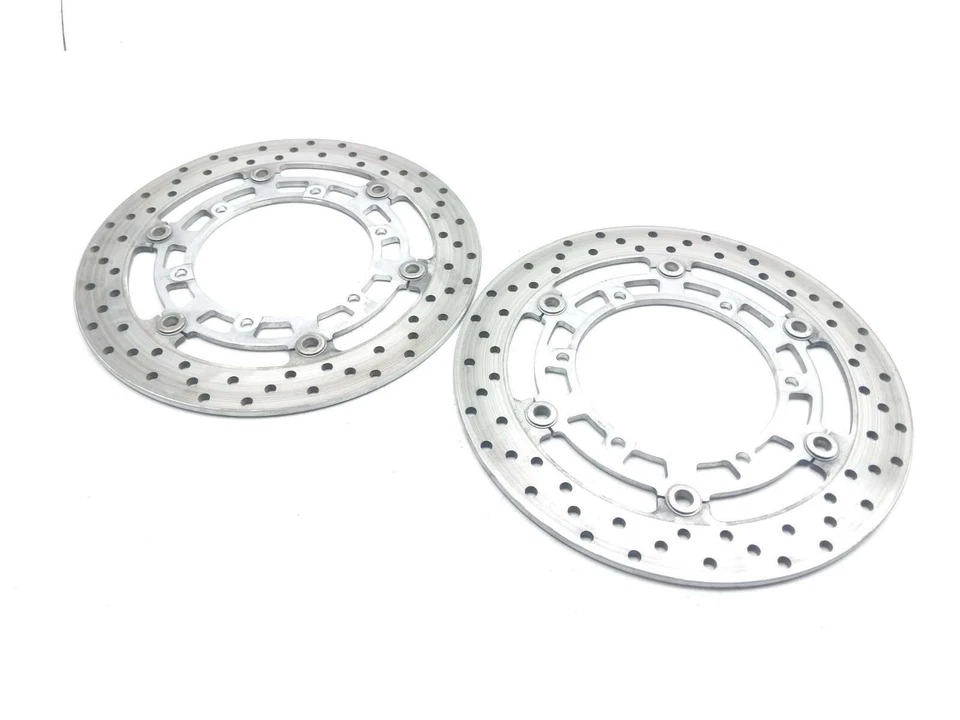 06 07 Rotores de freno de disco delanteros Yamaha Stratoliner Roadliner XV1900 XV19 Foto 2 de 4