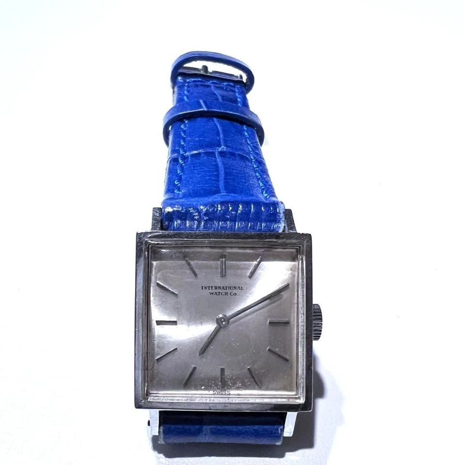 IWC Schaffhausen Mujer Cuerda Manual Cuadrado W20mm Vintage Analógico Foto 2 de 4