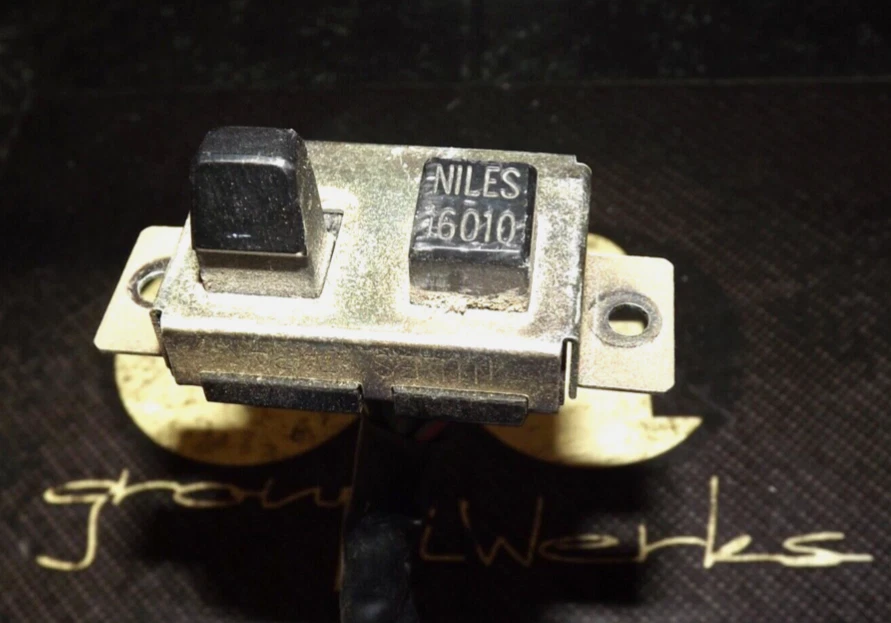 81-85 USDM OEM Nissan Datsun 720 Pickup ignition cover hazard switch assembly - Image 2 of 4