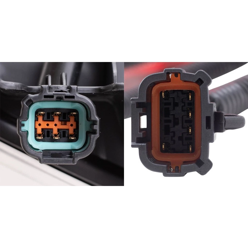 Headlights for 2004-2007 Nissan Titan w/out Utility Bed 4 Pc Set w/ Tail Lights - Imagem 4 de 4