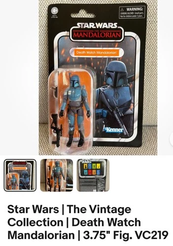 NEW STAR WARS THE MANDALORIAN VINTAGE COLLECTION VC219 DEATH WATCH MANDALORIAN