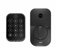Yale Pro 2 Keyed Lock Touchscreen with Z-Wave Plus Brand New Blk YRD624-ZW2-BSP