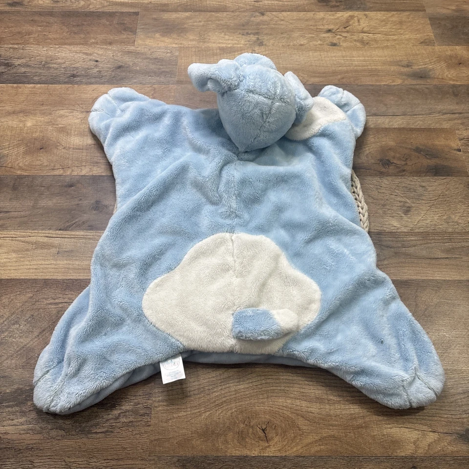 Manta de seguridad de felpa Gund Baby Huggybuddy Spunky Dog Lovey Blue Foto 2 de 4