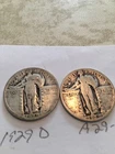 1929 d 1929 s standing liberty quarters