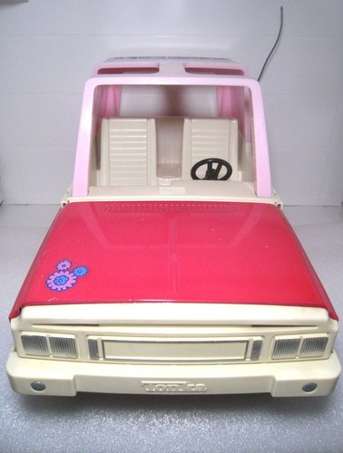 Vintage 1970s Tonka Bronco Jeep Hot Pink Barbie Style Daisy Steel Truck #835 TR - Picture 6 of 19