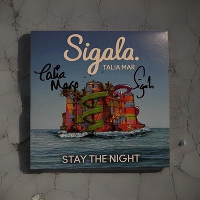 Sigala & Talia Mar - Stay The Night Signed CD - Super Limited Exclusive Rare!