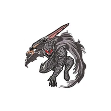 Guts, Custom Embroidery Anime Manga Iron-On Patch - Perfect for Creative Cosplay