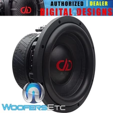 DD AUDIO SL710-D4 10" SLIM SHALLOW 1000W RMS DUAL 4-OHM SUBWOOFER BASS SPEAKER