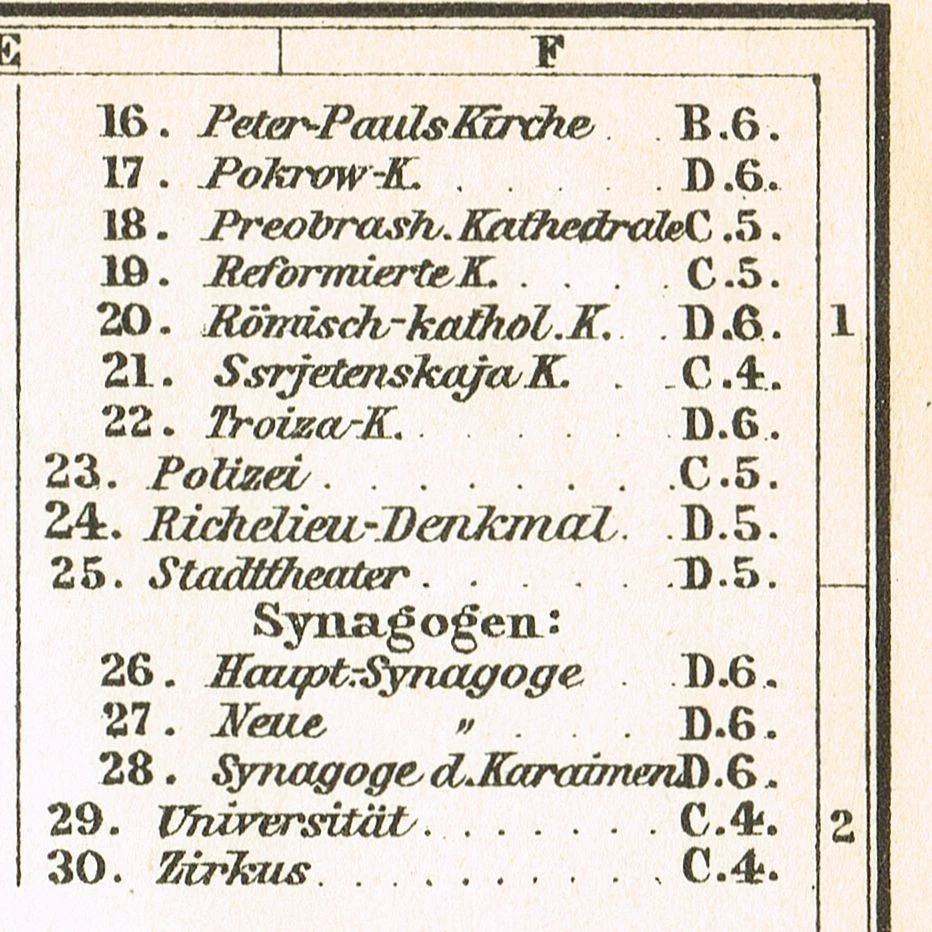 ODESA map plan ORIGINAL 1909  UKRAINE ODESSA CRIMEA Black Sea - Image 4 of 4