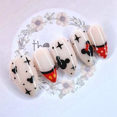 Mickey Minnie Magical Mouse Press On Gelnägel, Holiday Nails, 10er Set