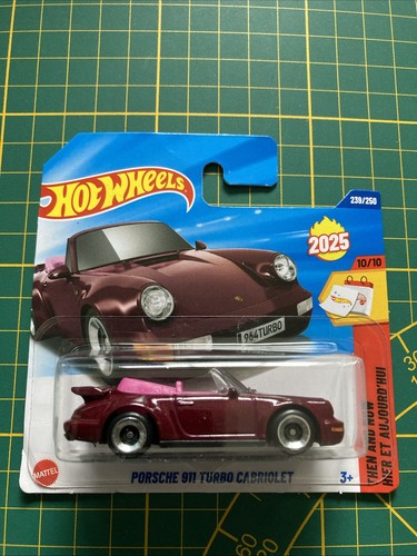 Hot Wheels PORSCHE 911 TURBO CABRIOLET OVP Neu aus Sammlung