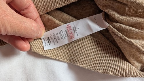 2x Roll Neck + 1x High Neck Jumper Bundle - Black, Beige, ASOS, ZARA, Size Small - Picture 9 of 21