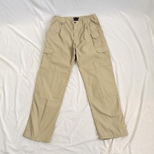 5.11 Tactical Mens Pants 38/30 Tan Cargo Utility Stretch Waist NWI