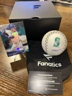 Julio Rodriguez Autographed Baseball 2025 Fanatics Under Wraps Mariners Logo