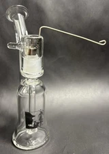 Headdies Scientific Glass Co.  7" Mini Rig w/14mm Dome & Ti Skillet