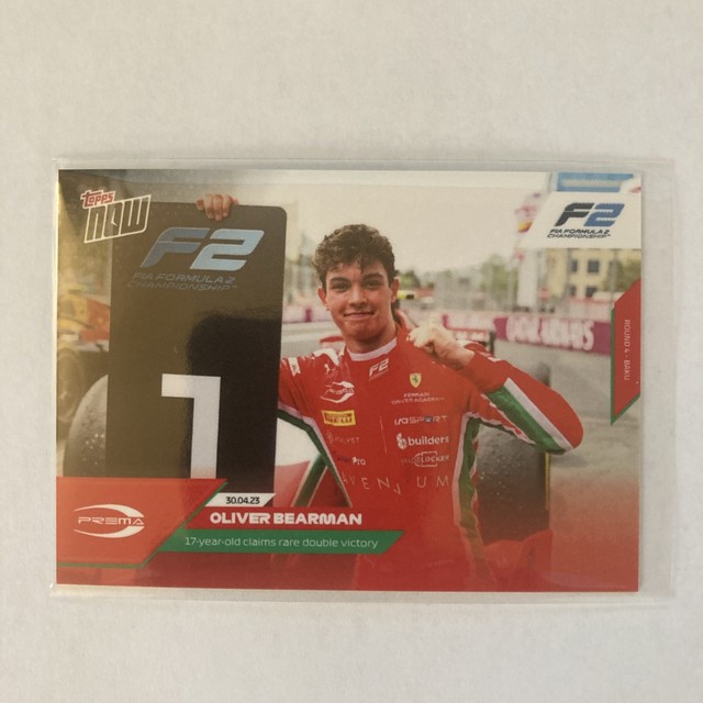 2023 Topps Now F1 Oliver Bearman #13