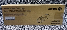 Xerox Yellow Toner Cartridge Phaser 6128MFP Genuine 106R01454