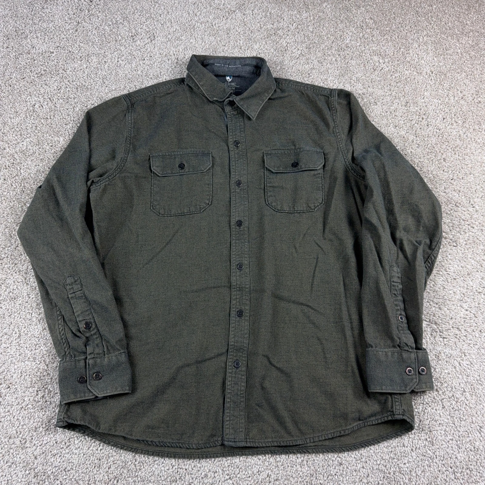 Kuhl Shirt Mens Medium Green Descendr Flannel Button Up Hiking Hiker Outdoor
Opens in a new window o