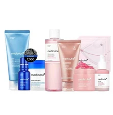 Medicube Official Glass Glow Skincare Set Includes 8 Full Size Products