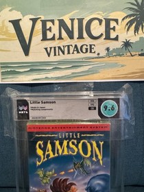 NES Little Samson CIB WATA 9.6 MINT Complete In Box Top Of Pop 1/1 RARE Nintendo