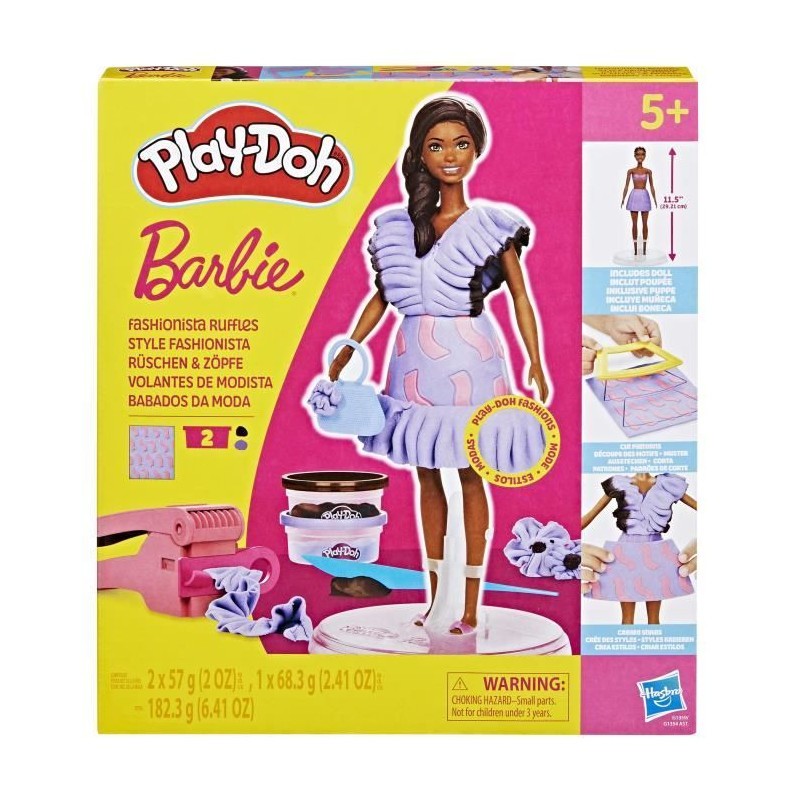 Play-Doh Barbie activité manuelle et modelage mode pour la motricité