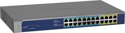 Netgear GS524UP - 24 Port Gigabit Ethernet LAN Ultra60-PoE Switch, 480W PoE