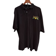 Vintage 1998 Porsche Parade Steamboat 98 Ouray Polo Shirt Black Mens XL Cotton