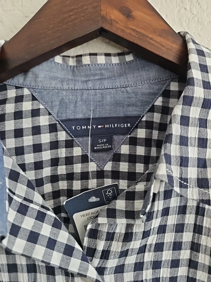 Camisa para mujer Tommy Hilfiger manga larga Heritage talla pequeña Foto 2 de 4