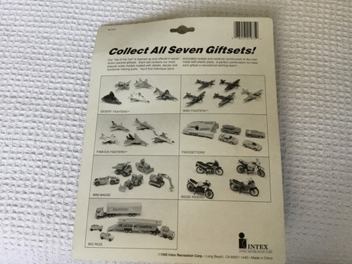 Famous Fighters Intex US Military Airplanes Diecast Metal Gift Set 1990 Vtg New - Picture 7 of 12