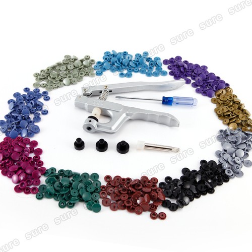 KAM SNAPS Zange Druckknöpfe 150 Set 10 Farben für Scrapbook & Nähen NEU - Bild 6 von 11