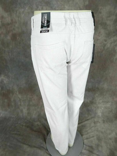 Mens Jeans White Lava Wash PREMIUM Distressed Style Straight Leg 25 - Picture 5 of 5
