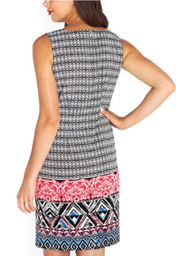 Mario Serrani Women's Shift Sleeveless Dress - Picture 12 of 31