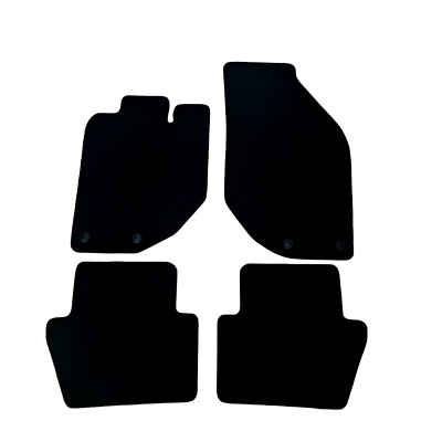 Car Floor Mats For Volvo S70 Velour Waterproof Black Carpet Rugs Auto Liners New
