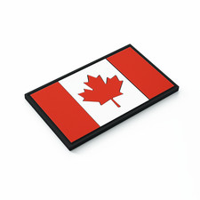 Patch Force - Kanada Flagge Rubber Patch (farbig) 8 x 5 cm
