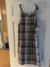 Tommy hilfiger multicolor plaid Sleevless Dress size 10