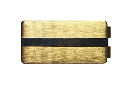 Money Clip Anson Gold Silver Brushed Tone Mid Century Modern Gangster M27 - Picture 6 of 10