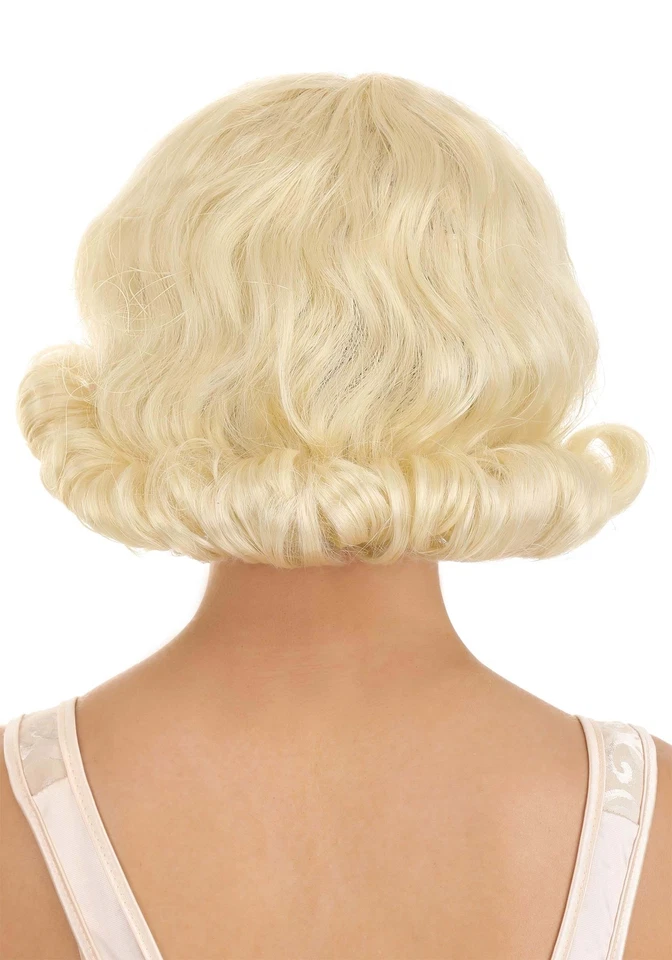 Women's Short Blonde 50s Wig - Image 3 of 3