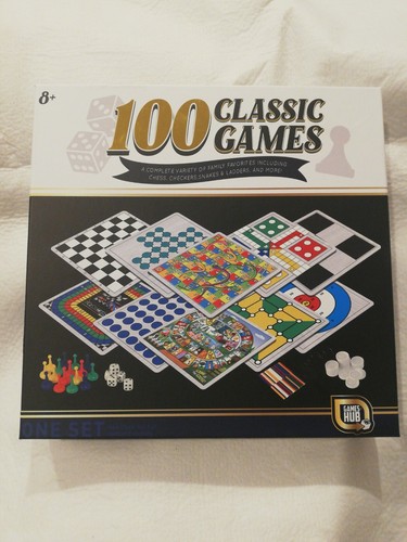 100 Classic Games Set. Chess, Checkers, Snakes, ladders and more...New. - Picture 6 of 6