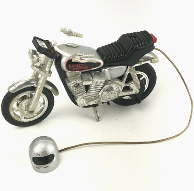 Vintage Kidco Matchbox Harley Davidson PULL STRING Motorcycle 1980s Not working