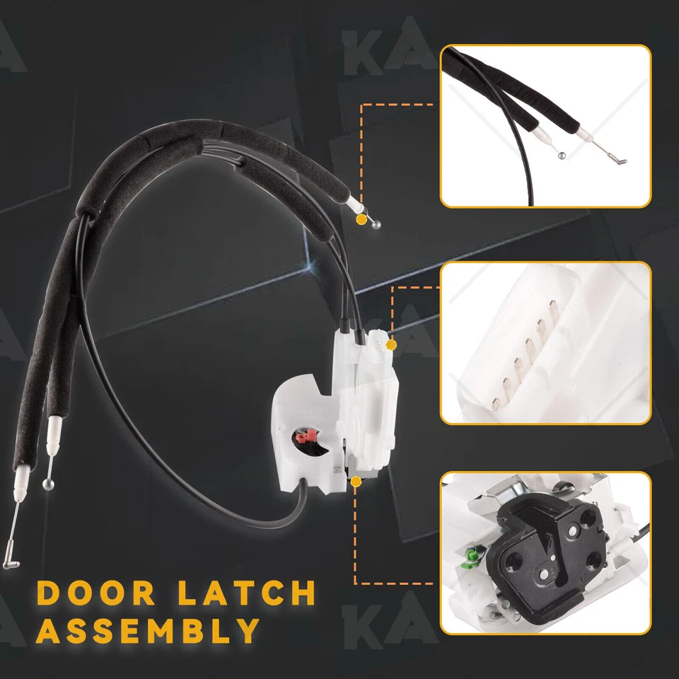 Привод замка передней левой водительской двери для 05–19 Nissan Frontier Pathfinder Xterra - Изображение 3 из 4