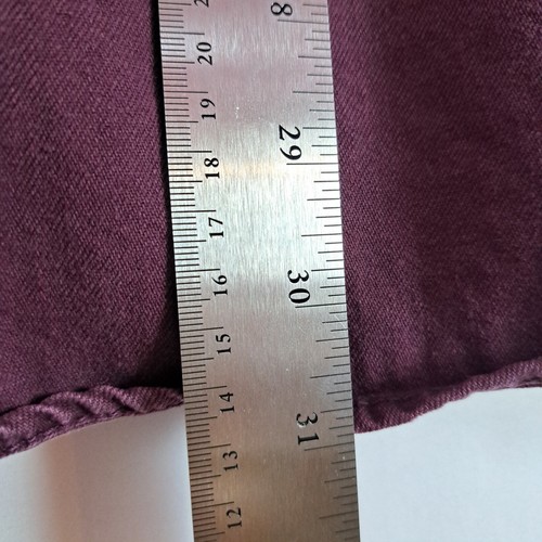 Vintage Levis Shirt Mens Medium Red Burgundy Metal Button Front Long Sleeve 90's - Picture 13 of 20